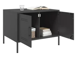 Mesa De Centro* Mesa de centro | Mesa de apoio 68x50x50.5 cm aço Preto