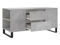 Mesa De Centro* Mesa de centro | Mesa de apoio derivados de madeira cinza cimento Cinzento
