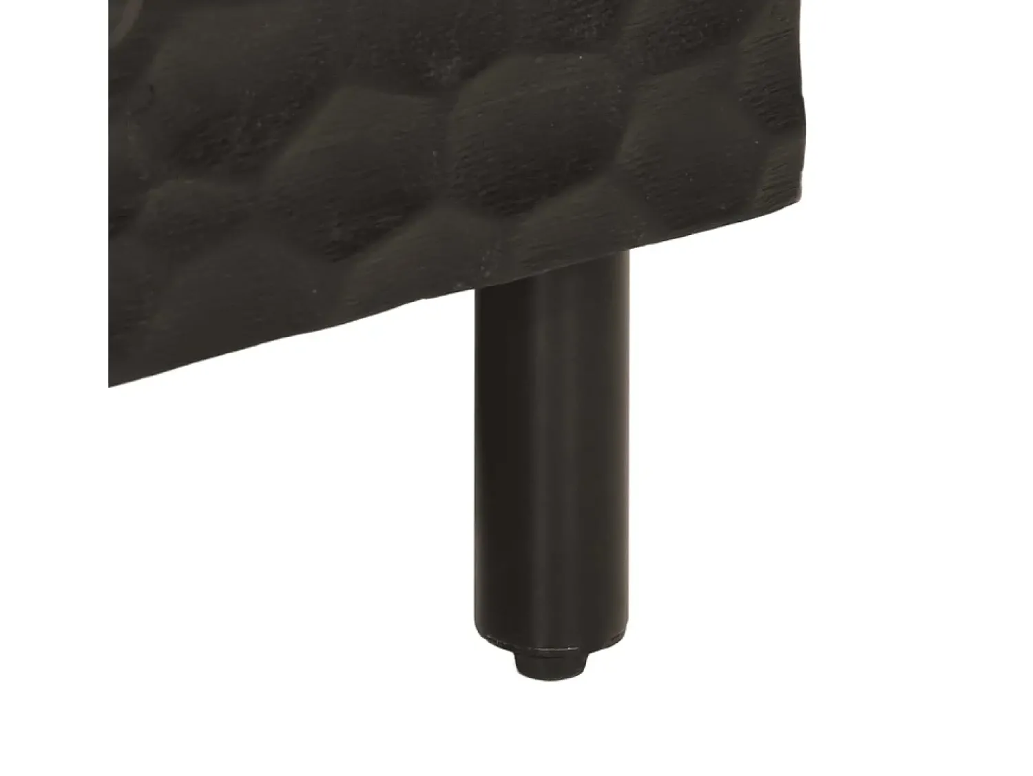 Mesa De Centro* Mesa de centro | Mesa de apoio 100x54x40 cm madeira de mangueira maciça Preto