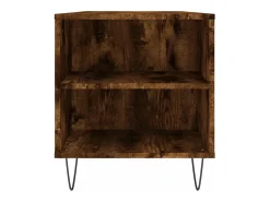 Mesa De Centro| Mesa de centro | Mesa de apoio derivados de madeira carvalho fumado Castanho