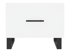 Mesa De Centro* Mesa de centro | Mesa de apoio 50x50x40 cm derivados de madeira Branco