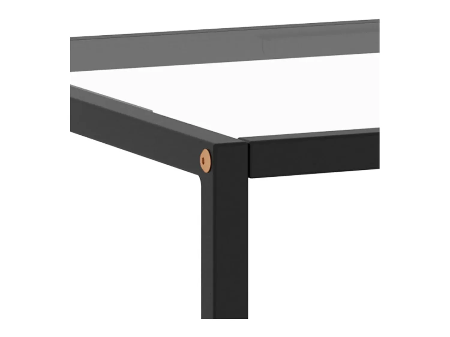 Mesa De Centro| Mesa de centro | Mesa de apoio 120x50x35 cm vidro temperado Preto