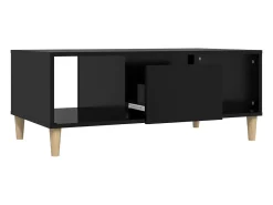 Mesa De Centro* Mesa de centro | Mesa de apoio 90x50x36.5 cm derivados de madeira Preto