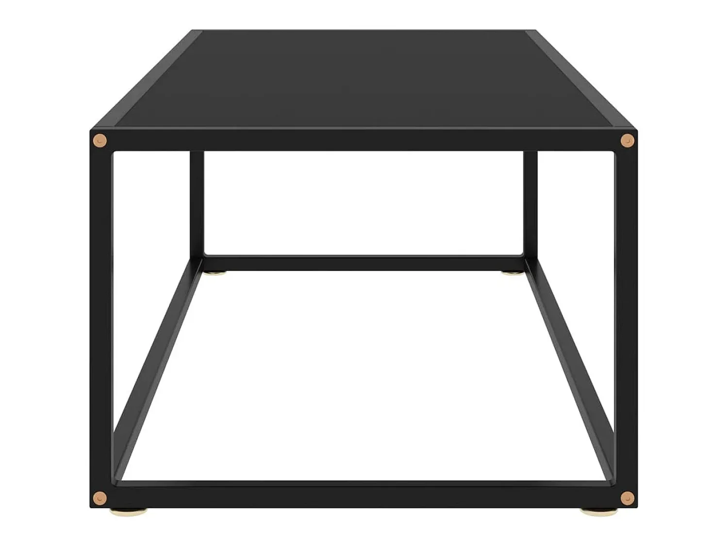 Mesa De Centro| Mesa de centro | Mesa de apoio 100x50x35 cm vidro Preto