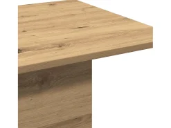 Mesa De Centro* Mesa de centro | Mesa de apoio 102x55.5x40cm derivados madeira carvalho artisiano Castanho