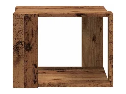 Mesa De Centro* Mesa de centro | Mesa de apoio | Mesa de café madeira antiga 40x40x30 cm madeira trabalhada Castanho