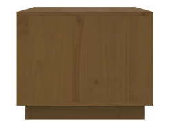 Mesa De Centro| Mesa de centro | Mesa de apoio 80x50x40 cm madeira de pinho maciça -mel Castanho