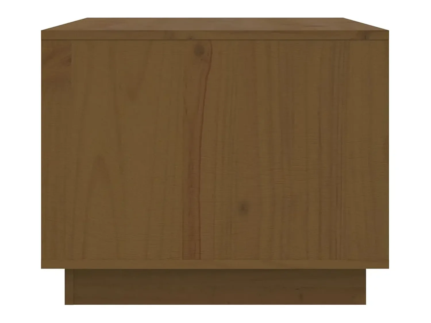 Mesa De Centro| Mesa de centro | Mesa de apoio 80x50x40 cm madeira de pinho maciça -mel Castanho