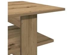 Outlet Mesa de centro | Mesa de apoio 102x55x42cm derivados de madeira carvalho artisiano Castanho