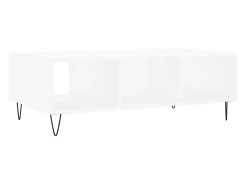 Mesa De Centro| Mesa de centro | Mesa de apoio 104x60x35 cm derivados de madeira Branco