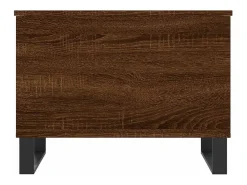 Mesa De Centro* Mesa de centro | Mesa de apoio 60x44.5x45 cm derivados madeira carvalho Castanho