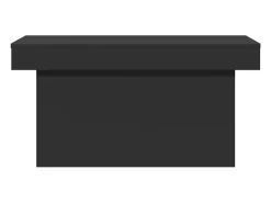 Mesa De Centro| Mesa de centro | Mesa de apoio 100x55x40 cm derivados de madeira Preto