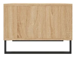 Mesa De Centro* Mesa de centro | Mesa de apoio 60x50x36.5 cm derivados madeira carvalho sonoma Castanho