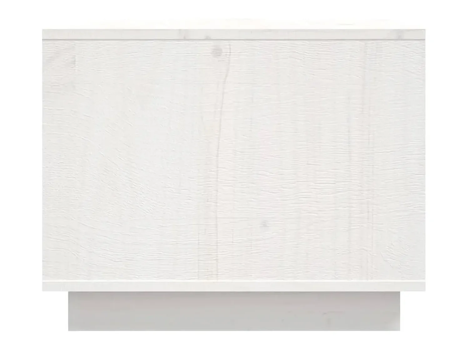 Mesa De Centro* Mesa de centro | Mesa de apoio 80x50x40 cm madeira de pinho maciça Branco
