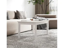 Online Mesa de centro | Mesa de apoio 80x50x40 cm madeira de pinho maciça Branco