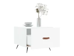 Sale Mesa de centro | Mesa de apoio 50x50x40 cm derivados de madeira Branco