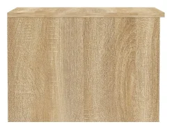 Mesa de centro | Mesa de apoio 50x50x36 madeira processada carvalho sonoma Castanho