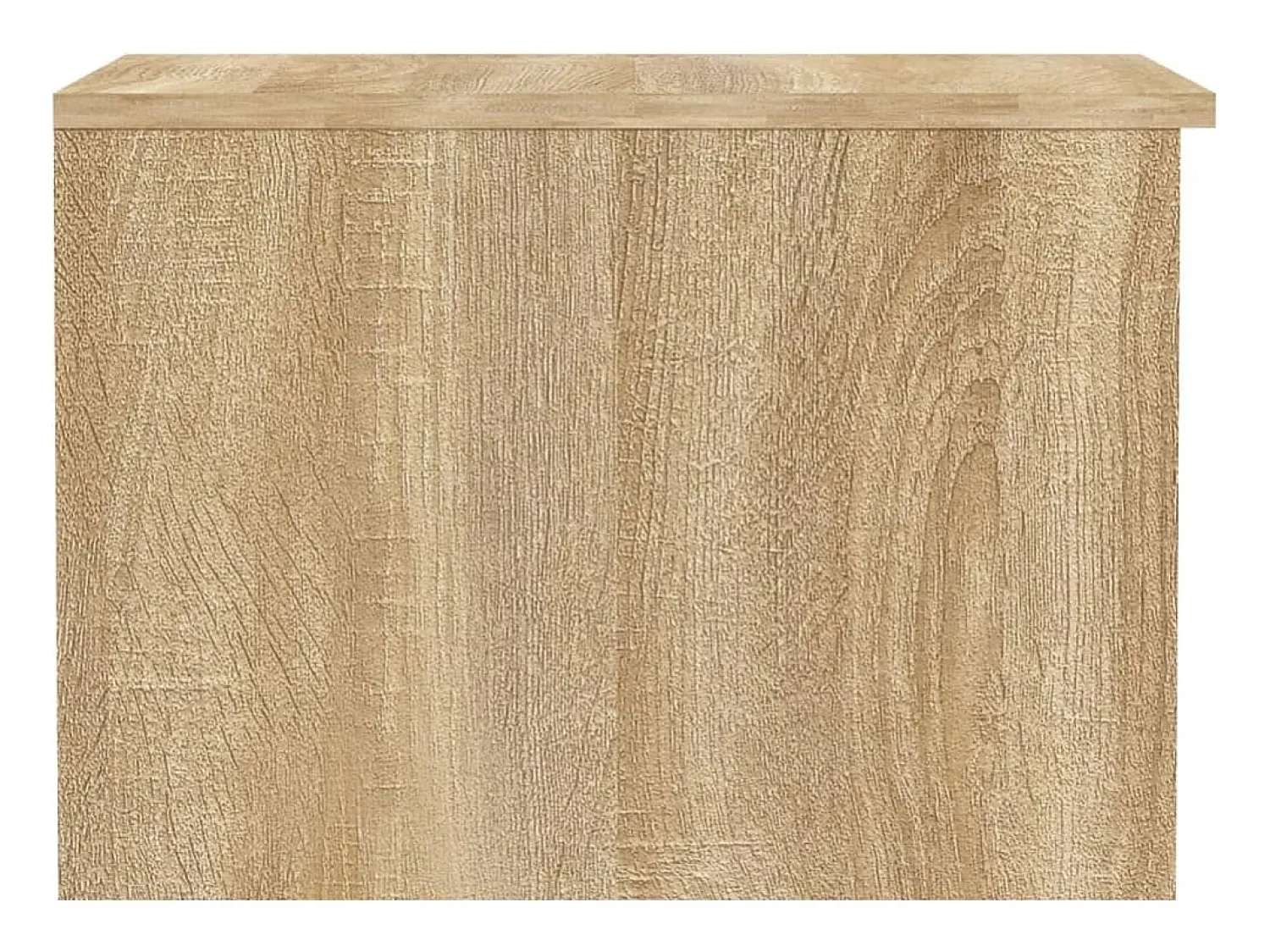 Mesa de centro | Mesa de apoio 50x50x36 madeira processada carvalho sonoma Castanho
