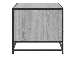 Sale Mesa de centro | Mesa de apoio 100x50x45cm derivados madeira/metal cinza sonoma Cinzento