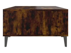 Mesa De Centro| Mesa de centro | Mesa de apoio derivados de madeira carvalho fumado Castanho
