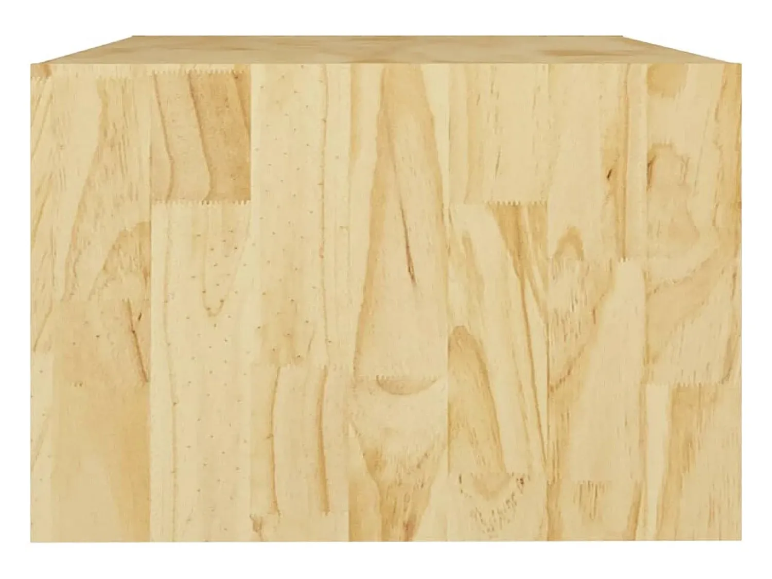 Mesa De Centro* Mesa de centro | Mesa de apoio | Mesa de café 75x50x33.5 cm madeira de pinho maciça Castanho