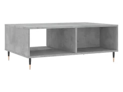 Online Mesa de centro | Mesa de apoio 90x60x35 cm derivados madeira cimento Cinzento