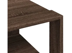 Mesa de centro | Mesa de apoio 51.5x51.5x30 cm deriv. madeira carvalho^ Mesa De Centro