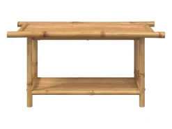 Mesa de centro | Mesa de apoio | Mesa de café 90x50x45 cm bambu^ Mesa De Centro