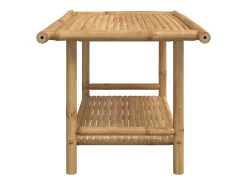 Mesa de centro | Mesa de apoio | Mesa de café 90x50x45 cm bambu^ Mesa De Centro