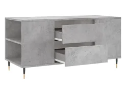 Mesa De Centro* Mesa de centro | Mesa de apoio derivados de madeira cinza cimento Cinzento