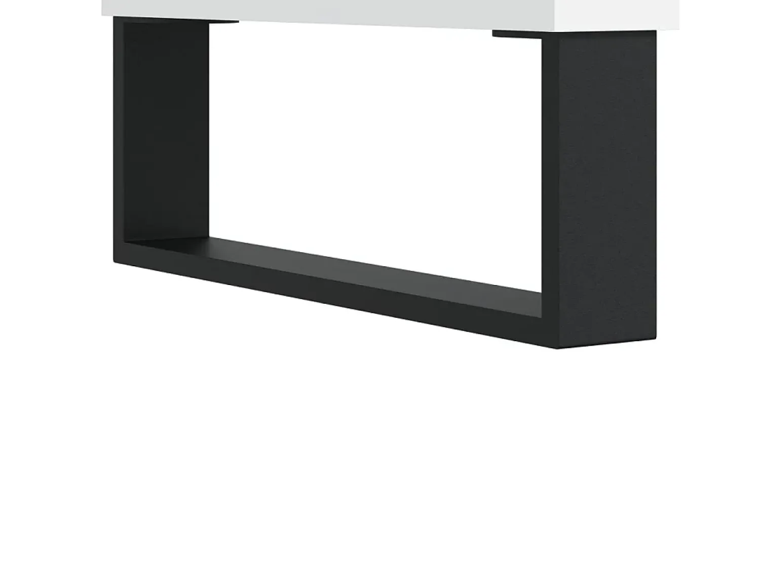 Mesa de centro | Mesa de apoio 80x80x36.5 cm derivados de madeira Branco