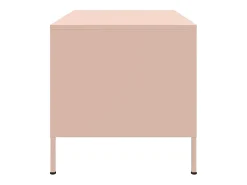 Mesa De Centro| Mesa de centro | Mesa de apoio 68x50x50.5 cm aço Rosa