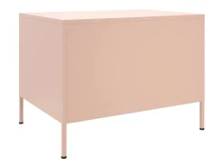 Mesa De Centro| Mesa de centro | Mesa de apoio 68x50x50.5 cm aço Rosa