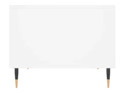 Mesa De Centro* Mesa de centro | Mesa de apoio 60x50x40 cm derivados de madeira Branco
