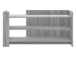 Mesa De Centro| Mesa de centro | Mesa de apoio 100x50x50cm derivados de madeira sonoma Cinzento