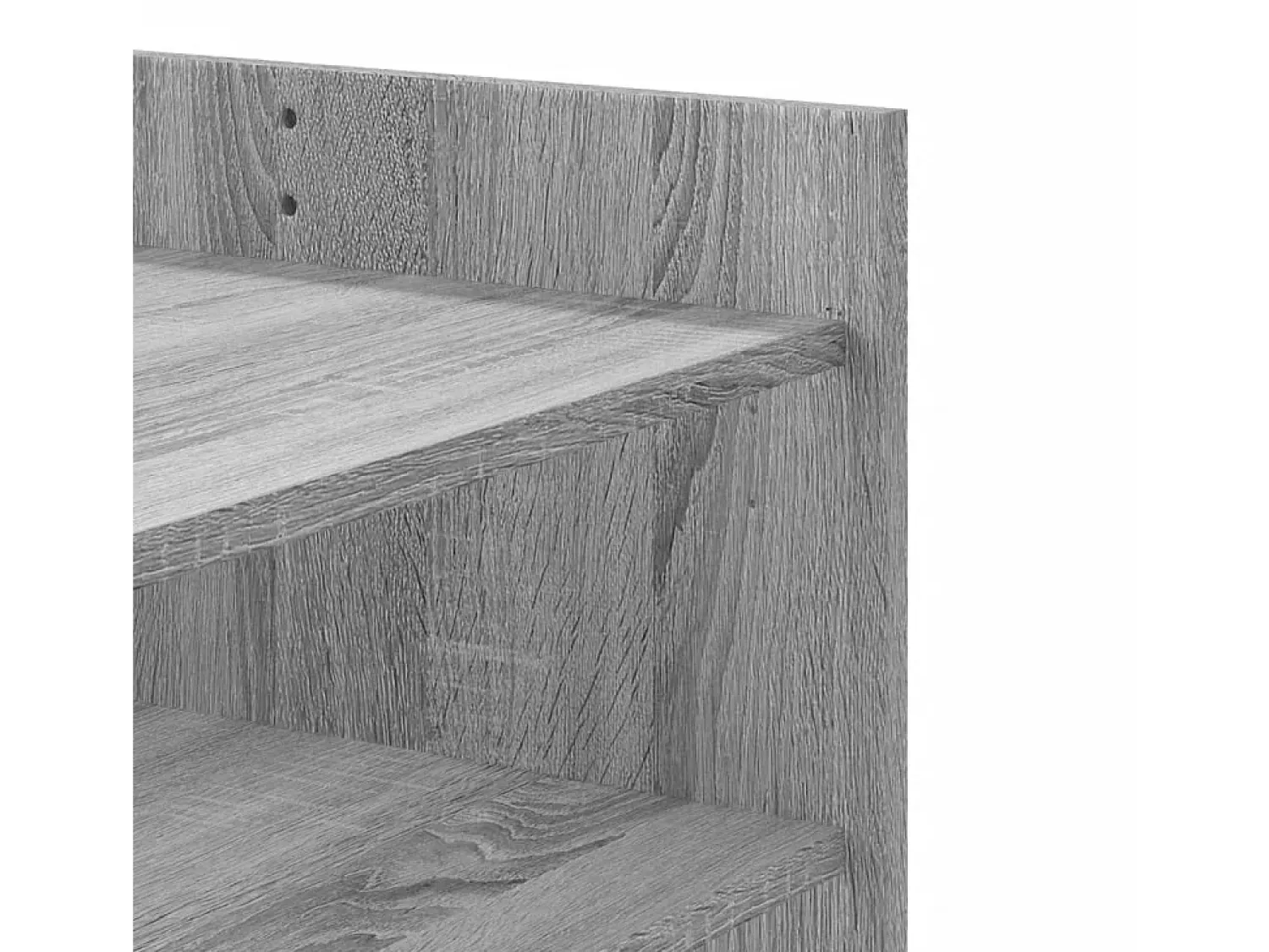 Mesa De Centro| Mesa de centro | Mesa de apoio 100x50x50cm derivados de madeira sonoma Cinzento