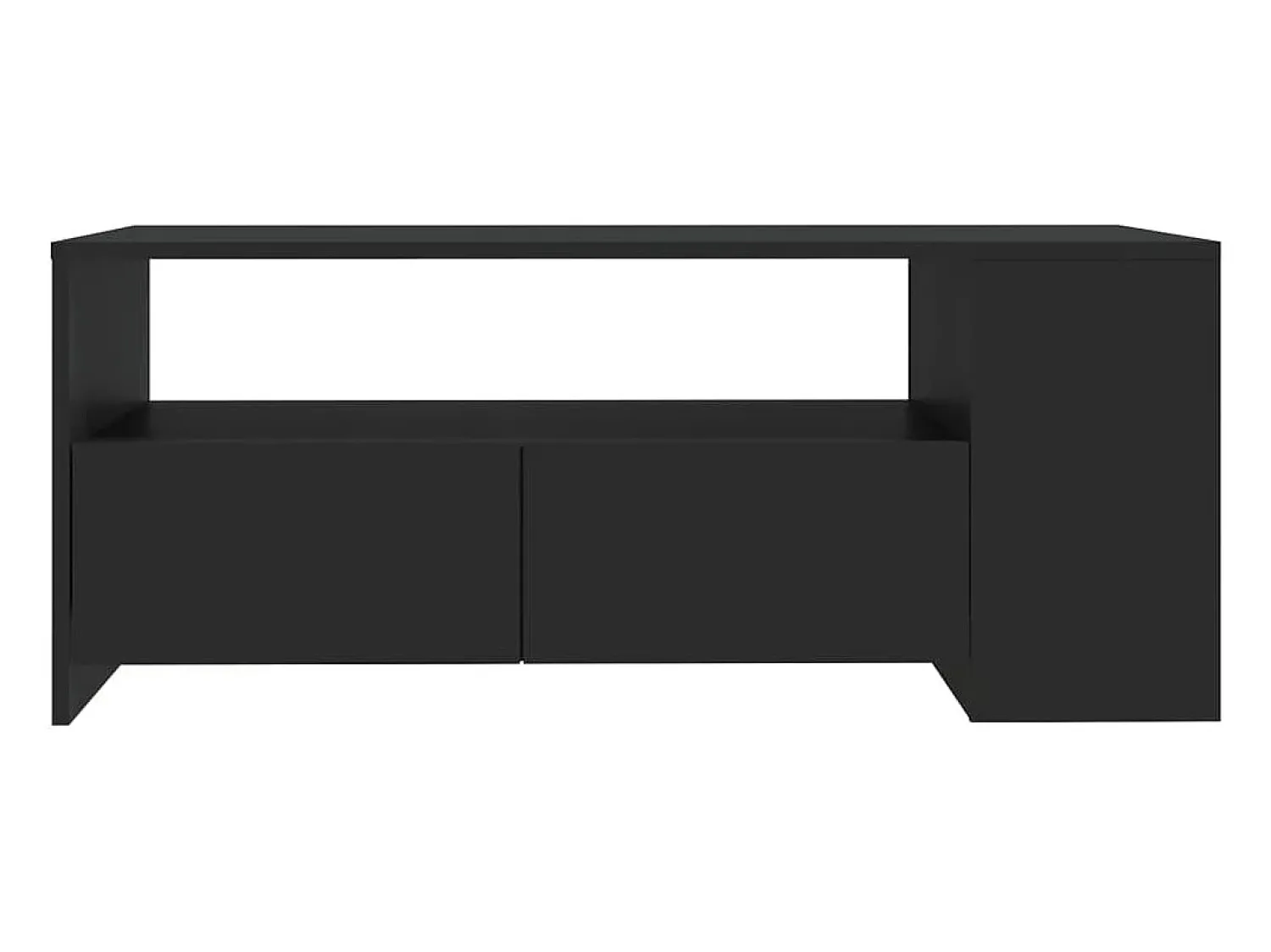 Mesa de centro | Mesa de apoio 102x55x42 cm derivados de madeira^ Mesa De Centro