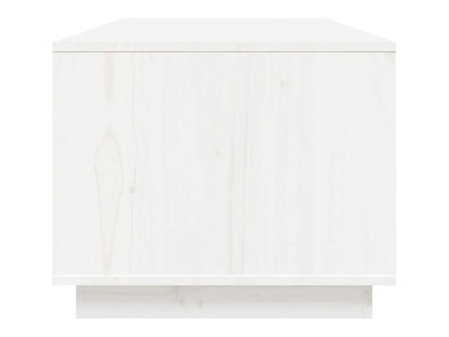 Clearance Mesa de centro | Mesa de apoio 100x50x41 cm pinho maciço Branco