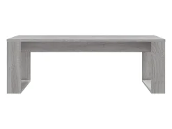 Mesa De Centro| Mesa de centro | Mesa de apoio 102x50x35 cm derivados madeira sonoma Cinzento