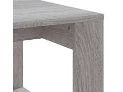 Mesa De Centro| Mesa de centro | Mesa de apoio 102x50x35 cm derivados madeira sonoma Cinzento