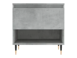 Mesa De Centro| Mesa de centro | Mesa de apoio | Mesa de café 50x46x50cm derivados de madeira -cimento Cinzento