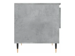 Mesa De Centro| Mesa de centro | Mesa de apoio | Mesa de café 50x46x50cm derivados de madeira -cimento Cinzento