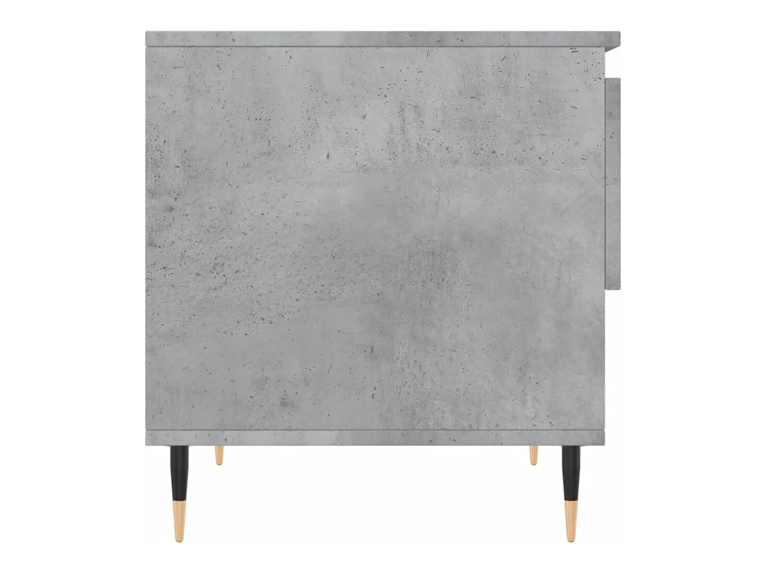 Mesa De Centro| Mesa de centro | Mesa de apoio | Mesa de café 50x46x50cm derivados de madeira -cimento Cinzento