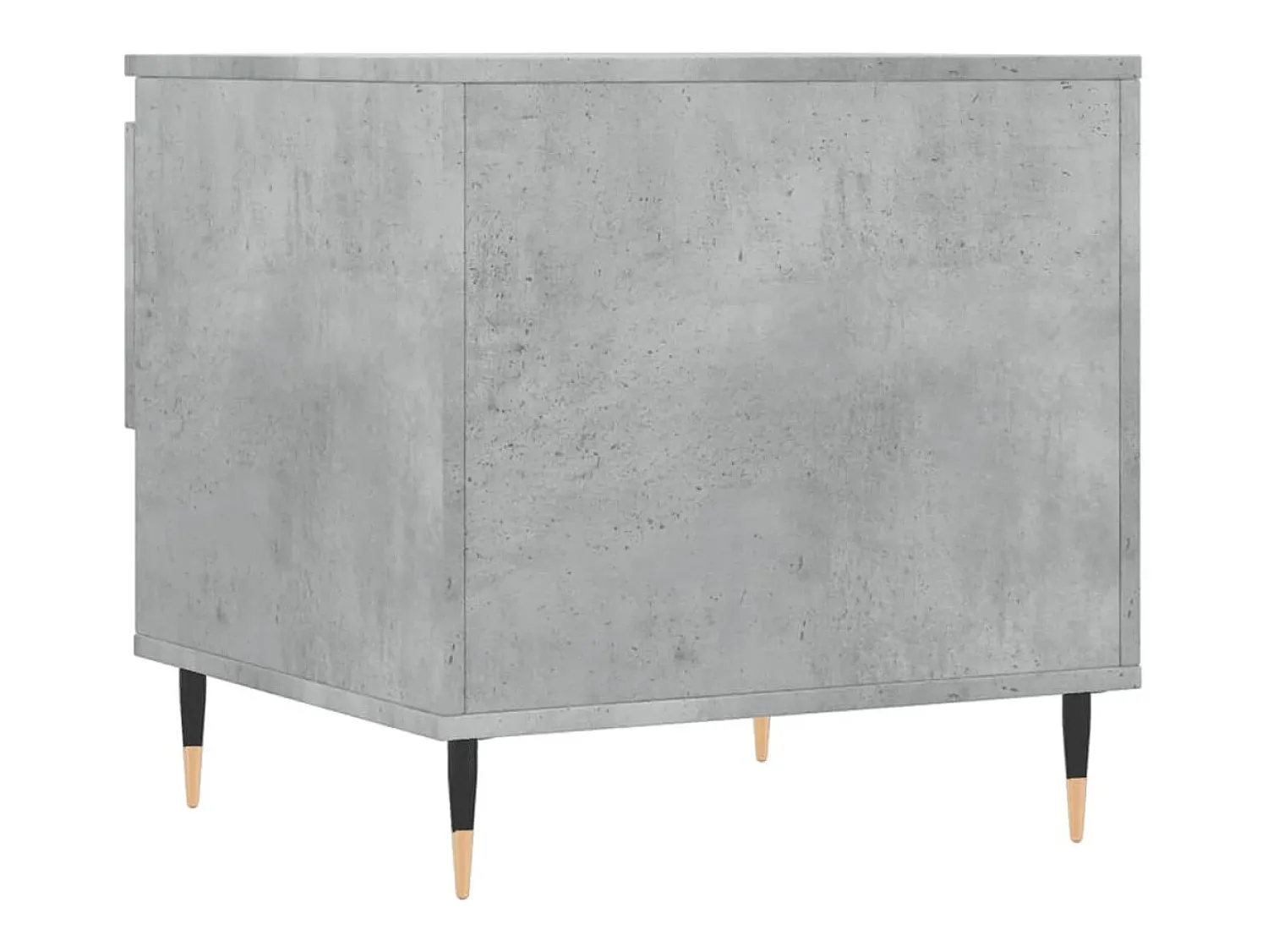Mesa De Centro| Mesa de centro | Mesa de apoio | Mesa de café 50x46x50cm derivados de madeira -cimento Cinzento