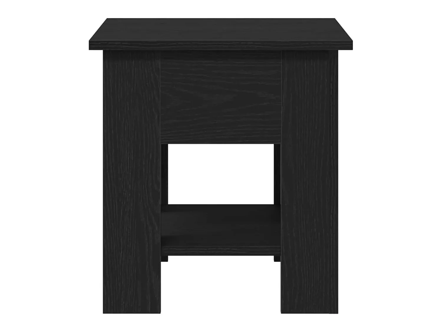 Mesa De Centro* Mesa de centro | Mesa de apoio Carvalho 40x40x42 cm Preto