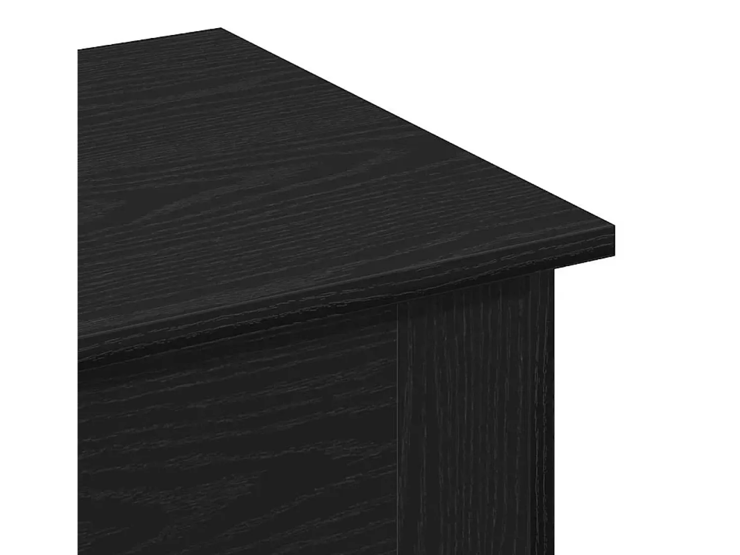 Mesa De Centro* Mesa de centro | Mesa de apoio Carvalho 40x40x42 cm Preto