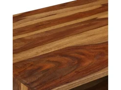 Mesa De Centro| Mesa de centro | Mesa de apoio madeira acácia maciça c/ acabam. mel 110x50x37 cm Castanho