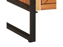 Mesa de centro | Mesa de apoio | Mesa de café 90x55x40 cm madeira de acácia maciça^ Mesa De Centro