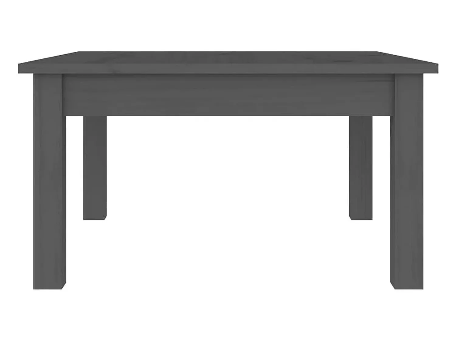 Mesa de centro | Mesa de apoio 55x55x30 cm madeira de pinho maciça^ Mesa De Centro
