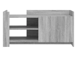 Hot Mesa de centro | Mesa de apoio 100x50x50cm derivados de madeira sonoma Cinzento